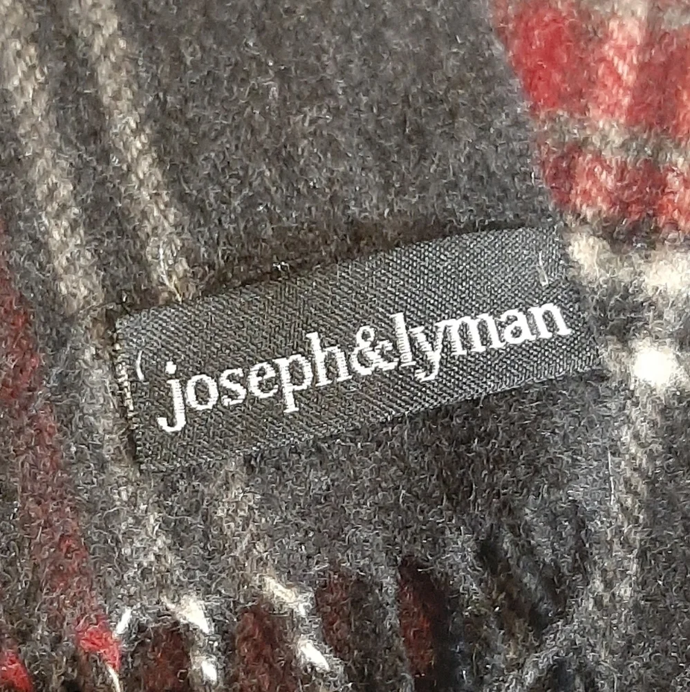 JOSEPH & LYMAN | Plaid Cashmere Scarf